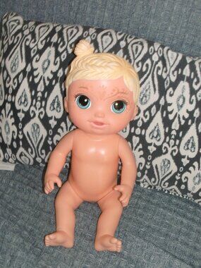 Collectible Hasbro 2016 Baby Alive Face Paint Fairy Molded Blonde Hair 12” Doll